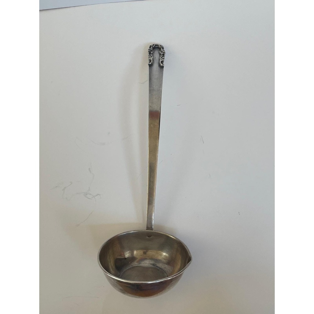 Vintage‎ Taxco Perlita Sterling Silver 925 Gravy Sauce Ladle Mexico 12nInch